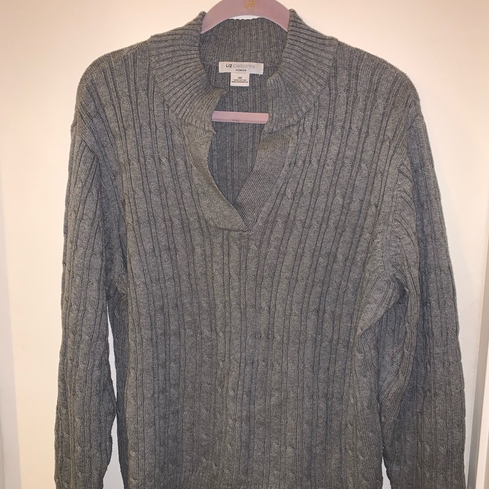 Liz Claiborne Cable Knit Sweater